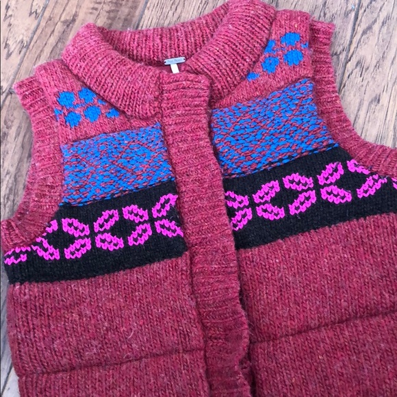 Winter Wool FREE PEOPLE Vest - Picture 2 of 6